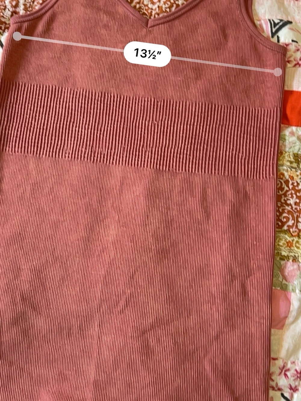 DYNAMIC Ribbed Tank Romper - Dusty Rose - Picture 5 of 8